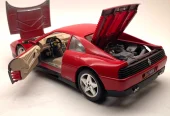 Bburago Ferrari 348 tb sports car 1989 in red from collection 118 No.02