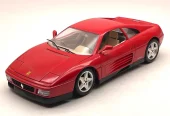 Bburago Ferrari 348 tb sports car 1989 in red from collection 118 No.02