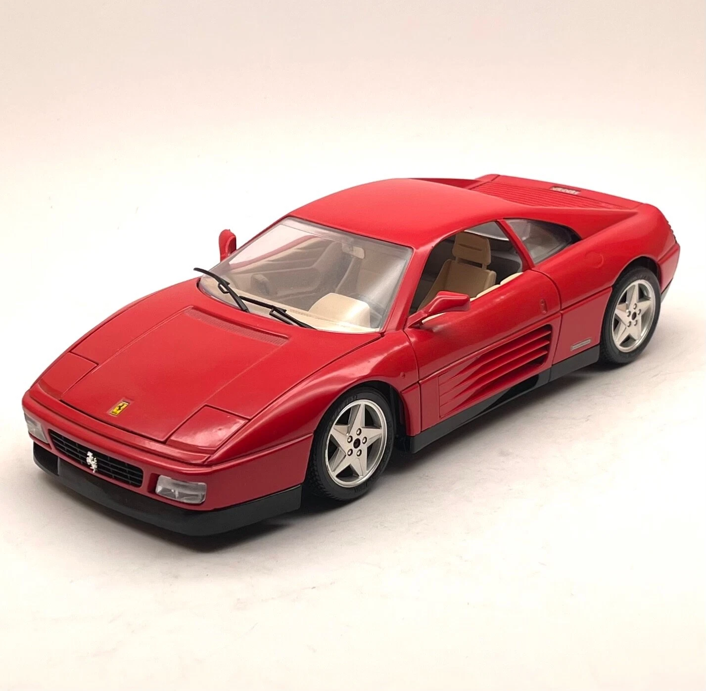 Bburago Ferrari 348 tb sports car 1989 in red from collection 118 No.02